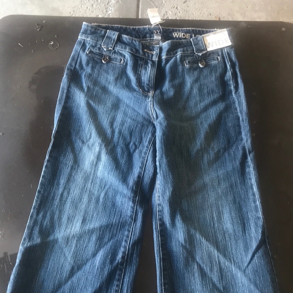 Brand new wide legged jeans